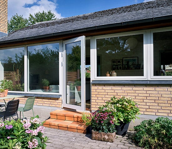terrassedør i 70'er villa